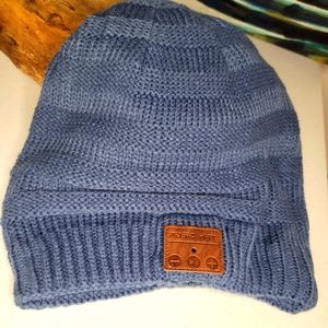 Bluetooth Beanie Hat NWT Music Hat Misshalo blue